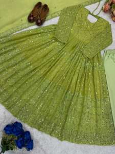 ชุดคลุมผ้าหยาบปักลายสำหรับงานแต่งงานผ้าจอร์เจียสำหรับนักออกแบบล่าสุด - Product Image 4