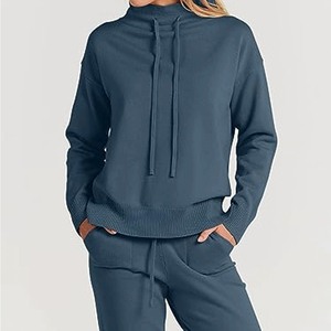 Conjunto personalizado XL Fitness Yoga para mujer de la mejor calidad Ropa deportiva acanalada de alta calidad Fácil de lavar Tallas grandes al por mayor - Product Image 6