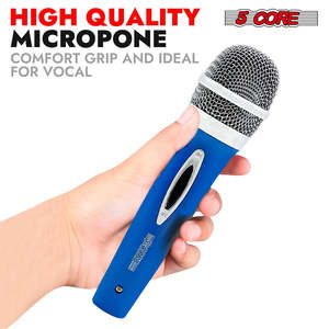 5Core XLR <b>Microphone</b> Dynamic Mic Karaoke <b>Singing</b> Studio Mics Handheld Microfono - Product Image 2