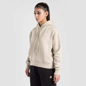 Sweat-shirt et sweat à capuche beige essentiels pour femmes, coupe classique - Product Image 3