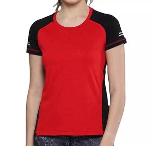 JAYCAN SPORTS Camisetas de manga raglán de algodón elástico para mujer, camiseta de manga corta para mujer, Camiseta básica con cuello redondo - Product Image 2