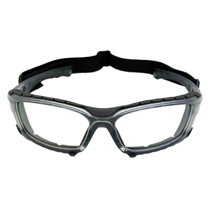 Gafas de Seguridad de Media Montura OEM de Fábrica de Taiwán, Revestimiento de Lentes Antirayaduras y Antivaho, Banda para la Cabeza de Espuma con Junta de EVA - Protección Ocular Económica - Product Image 1