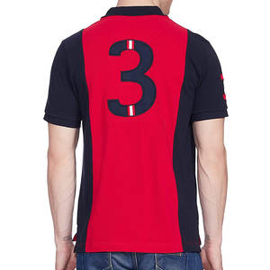 Alta calidad personalizado transpirable hombres Casual para Polos patrón sólido algodón con logotipo bordado - Product Image 2