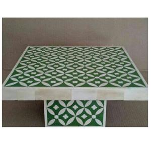 Soporte para decorar pasteles con incrustaciones de hueso, diferentes tamaños, Calidad exclusiva, 2 piezas, fabricación artesanal de forma redondeada de La India - Product Image 6