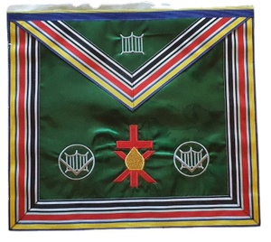 ผ้ากันเปื้อนสมาชิกอัลไลด์เรกัลเลีย ปักลายหรูหรา สายปรับได้ วัสดุทนทาน ผลิตตามสั่ง ขายส่ง - Product Image 1