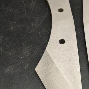 Lame brute en acier Damas faite à la main, couteau de camping forgé à la main, OEM disponible - Product Image 4