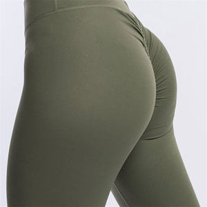 Pantalones deportivos Scrunch personalizados, ropa deportiva para gimnasio, mallas de Yoga de cintura alta para mujer, secado rápido, levantamiento de glúteos - Product Image 5