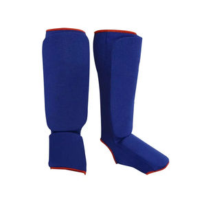 Espinilleras de Cuero de Nuevo Estilo, Transpirables y Ligeras, Protección para Kick Boxing y Entrenamiento de Boxeo, Hechas en Pakistán - Product Image 5