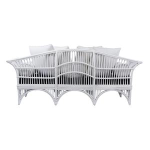 Sofá de mimbre natural de estilo elegante para sala de estar y restaurante Muebles artesanales de estilo moderno para hotel - Product Image 4