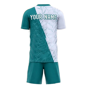 Outdoor Team Training Crew Neck Uniform for Adults Automated Cutting Soccer Jersey & Tops 100% Polyester Quick Dry Breathable - Product Image 2