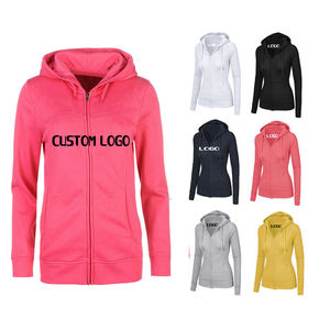 Women Zipper Style Multi Color <b>Fleece</b> <b>Hoodies</b> With Pocket Your Own Logo Design Women <b>Hoodies</b> by ELEGANT SPORTS - Product Image 1
