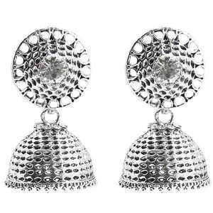 Jeweljunk <b>Fashion</b> <b>Chandelier</b> <b>Earrings</b> Oxidised Plated Jhumki-1311020 - Product Image 1