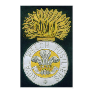 Insigne de blazer régimentaire du Corps des généraux brodé à la main avec perles de décoration de type à coudre - Product Image 1