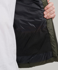 Top Selling Men's Winter Puffer <b>Jacket</b> with Stand Collar and Front Logo Customizable High Street Design Puffer <b>Jackets</b> - Product Image 6