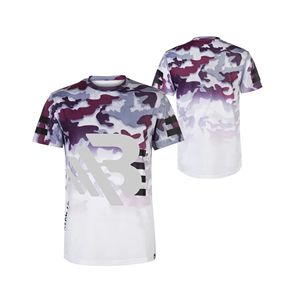 T-shirts pour hommes personnalisés avec logo brodé, style chinois, col rond, manches courtes - Product Image 1