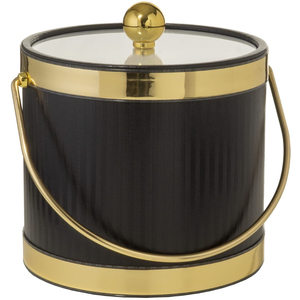 ถังน้ำแข็งทรงกลมสีทองหรูหราพร้อมฝาปิดตู้แช่ไวน์บาร์สแตนเลสที่ทันสมัยสำหรับงานปาร์ตี้ที่โรงแรมใช้ตกแต่งบ้าน - Product Image 6