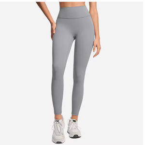 2024 Top Tendance Personnalisé Marque Privée Taille Haute Running Leggings Athlétique Taille Moyenne Pantalon avec Prix Raisonnable Sexy Collants - Product Image 1