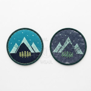Hot Pick High Quality Custom Embroidery <b>Patch</b> Stylish Lightweight Eco-Friendly <b>Sew</b>-<b>On</b> Fabric <b>Patch</b> for Jackets Clothing Bags - Product Image 5