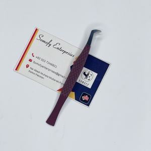 Pinzas de Precisión para Pestañas Somofy Enterprises de Acero Inoxidable de Alta Calidad, Duraderas, con Punta Dentada/Serrada y Agarre de Diamante, 10 mm, Personalizadas - Product Image 3