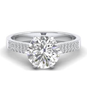 REYES GRA certificado 925 plata esterlina Moissanite regalo de boda joyería fina para mujeres anillo de compromiso de oro 14K Original - Product Image 1