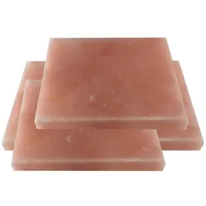파키스탄에서 최고 프리미엄 100% 천연 히말라야 핑크 바위 소금 벽돌 히말라야 핑크 소금 타일 제조 업체 및 도매