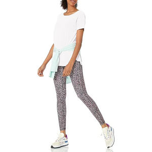 T-shirts pour femmes en polyester uni en gros, personnalisables, à séchage rapide, tissu doux mélangé, t-shirt pour femmes en vrac - Product Image 5