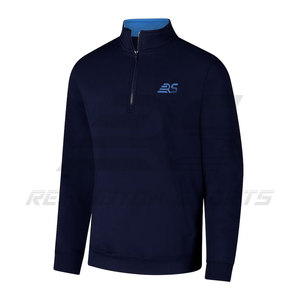 แจ็กเก็ตมีซิปครึ่งซิปสำหรับผู้ชายแจ็กเก็ตกีฬากลางแจ้งขนาดพลัสไซส์ออกแบบโลโก้ได้ตามต้องการ - Product Image 3