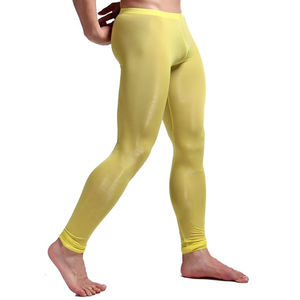 Mallas de Yoga para hombre totalmente personalizadas, pantalones transpirables ecológicos de alta calidad, duraderos, colores sólidos, tamaños y colores personalizados - Product Image 4