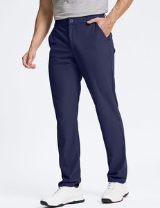 CUSTOM LOGO BANGLADESH FACTORY DIRECT WHOLESALE WHITE COMFY STRETCH DRESS <b>WORK</b> PANTS QUICK DRY CASUAL SLACKS <b>TROUSERS</b> APPAREL - Product Image 6