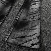 Pantalon évasé personnalisé OEM vintage taille mi-haute respirant uni en coton 100% tissé délavé clair, moyen ou foncé, séchage rapide