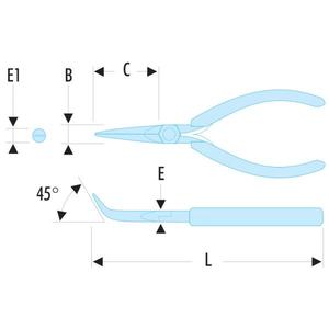 Cortadores Angulares Semicirculares Facom ESD, Categoría de Productos de Tijeras y Cortadoras - Product Image 2