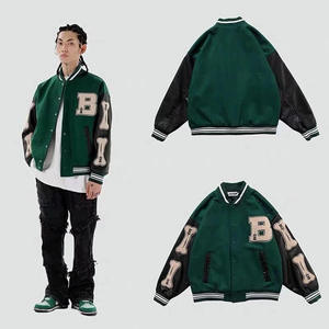 2026 <b>Varsity</b> <b>Jacket</b> Custom Printing Long Sleeve Men's Baseball <b>Jacket</b> Men <b>Plain</b> Blank <b>Varsity</b> Letterman <b>Jackets</b> - Product Image 5