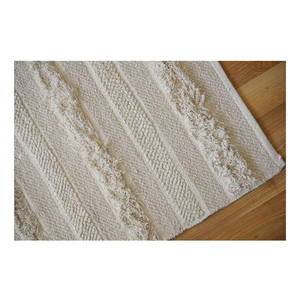 Fabrication indienne de tapis à rayures en coton tissé à la main 100% tapis en coton naturel pour la décoration intérieure - Product Image 4