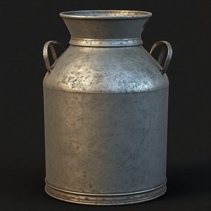 Boîte de lait galvanisée antique de style ferme avec corps fabriqué à la main, parfaite pour les cuisines, les maisons, le jardin et les intérieurs extérieurs - Product Image 3