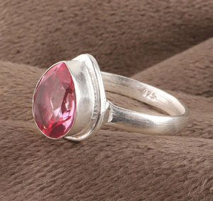 <b>Men</b> <b>Ring</b> Hot Selling Vintage Wholesale Fashion Jewelry Indian Pink Hydro Quartz <b>Ring</b> - Product Image 4