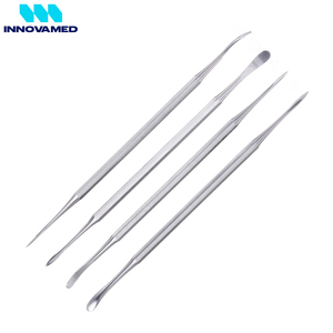 Juego de 4 piezas de herramientas de pedicura, levantador de uñas encarnadas, curetas, lima de uñas, cuidado y limpiador de uñas, instrumentos de Podología - Product Image 2