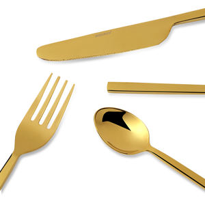 Ensemble de couverts en acier inoxydable finition mate motif Darwin-Vaisselle d'événement de qualité supérieure pour la fête pour les banquets de restauration d'hôtel - Product Image 4