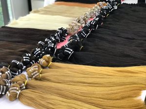 Cómodos mechones frontales de encaje de cabello Remy virgen Vietnam mujeres negras máquina de ondas naturales rectas doble trama 100g - Product Image 5