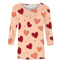 T-shirt long décontracté grande taille pour femme, été, uni, imprimé personnalisé, manches courtes, col rond, motif graphique, 100 % coton, séchage rapide