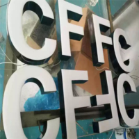 Lettres lumineuses LED 3D personnalisées, étanches, pour intérieur/extérieur, logos illimités pour enseignes commerciales, publicité, décoration
