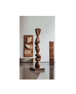 Sculpture traditionnelle en bois artisanale pour la décoration de couloir intérieur qui apporte une élégance naturelle grâce à une touche artistique - Product Image 4