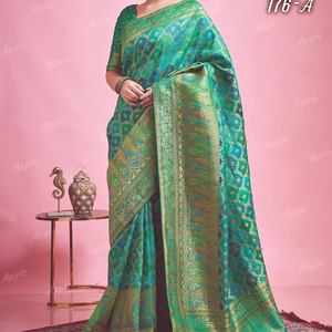 Saree élégant en viscose pure Dola avec impression de position haut de gamme Vêtements ethniques traditionnels doux et légers Beau saree pour les femmes - Product Image 1