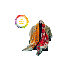 Cozy Stylish Warm Acrylic Shawl Bufanda a cuadros al por mayor para mujeres con soporte de etiqueta personalizada Nature Craft - Product Image 1