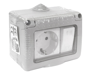 Interruttore impermeabile con base TTL e copertura IP55 16A 250V (B&B 041005) - Product Image 1