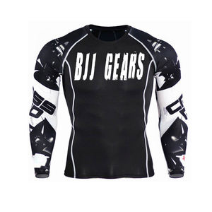 <b>Bjj</b> Full Sleeve Rash Guard, New Style High Quality Rash Guard, Printed Rash Guard For Kids & Jiu Jitsu Rash Guard - Product Image 1