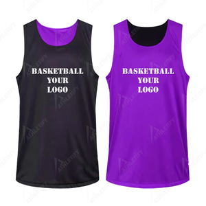 Uniformes de Baloncesto Personalizados al por Mayor, Reversibles, para Hombre, 100% Poliéster, Transpirables, de Malla, de Secado Rápido, con Impresión Digital. - Product Image 2