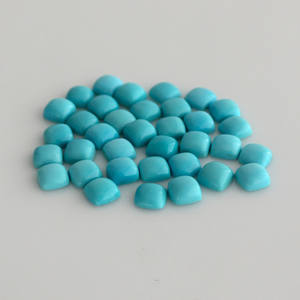 Cabochons en turquoise d'Arizona en forme de coussin en gros pour boucles d'oreilles et pendentifs, pierres en vrac pour l'artisanat et la bijouterie - Product Image 3