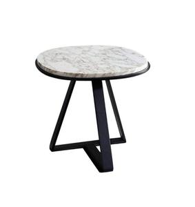 Mesa Auxiliar Moderna Minimalista Personalizada con Tapa de Mármol, Mesa de Centro Cuadrada o Redonda de Lujo para Muebles de Hogar, para Sala de Estar - Product Image 2