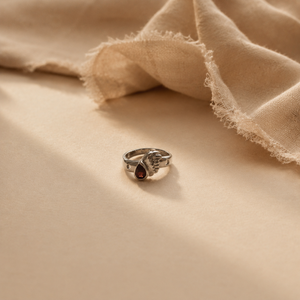 Bague Grenat Aile de Gardien pour Enfants - Bague Ouverte en Cuivre Plaqué Or avec Design Étoile Créatif - Product Image 2