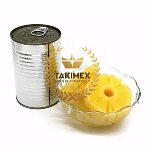 TAK Wholesale Various Size Vietnam Canned Pineapple Queen EOE Canned slices Pineapple with 3 Years Shelf Life